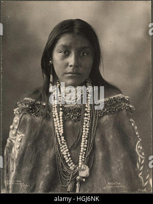 Hattie Tom, Apache - 1898 Indian Congress - Foto: Frank A. Rinehart Stockfoto