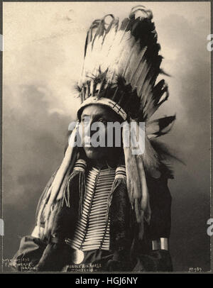 Hubble großes Pferd, Cheyenne - 1898 Indian Congress - Foto: Frank A. Rinehart Stockfoto
