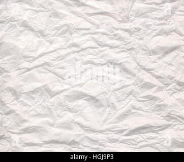 Nahaufnahme der faltige Weißbuch Stockfoto