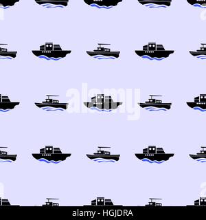 Segelboot-Hintergrund Stock Vektor