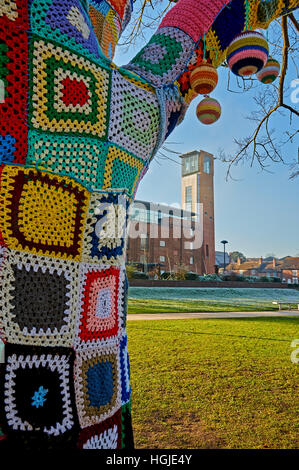 Die "Erinnerung an Bäume" in Stratford-upon-Avon sind um die Bancroft Gardens Stockfoto