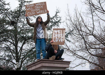 Washington, DC, USA. 21. Januar 2017. Frauen März in Washington, D.C. Credit: Darryl Smith/Alamy Live News Stockfoto
