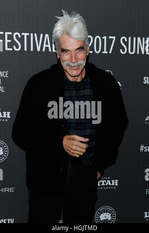 Park City, USA. 21. Januar 2017. Sam Elliott im Ankunftsbereich für 'The Hero' Premiere beim Sundance Film Festival 2017, The Library Theater, Park City. Bildnachweis: James Atoa/Everett Collection/Alamy Live-Nachrichten Stockfoto