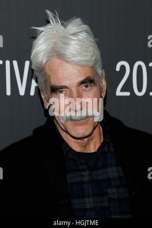 Park City, USA. 21. Januar 2017. Sam Elliott im Ankunftsbereich für 'The Hero' Premiere beim Sundance Film Festival 2017, The Library Theater, Park City. Bildnachweis: James Atoa/Everett Collection/Alamy Live-Nachrichten Stockfoto