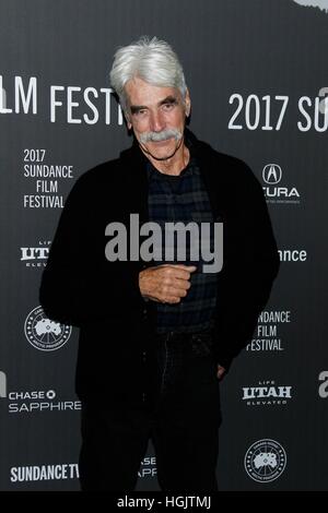 Park City, USA. 21. Januar 2017. Sam Elliott im Ankunftsbereich für 'The Hero' Premiere beim Sundance Film Festival 2017, The Library Theater, Park City. Bildnachweis: James Atoa/Everett Collection/Alamy Live-Nachrichten Stockfoto