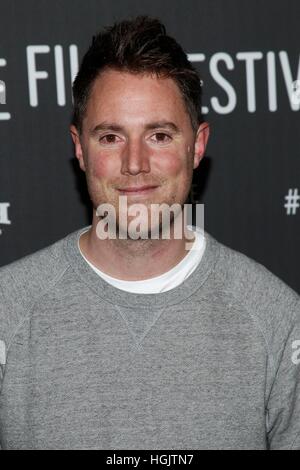 Park City, USA. 21. Januar 2017. Keegan DeWitt im Ankunftsbereich für 'The Hero' Premiere beim Sundance Film Festival 2017, The Library Theater, Park City. Bildnachweis: James Atoa/Everett Collection/Alamy Live-Nachrichten Stockfoto