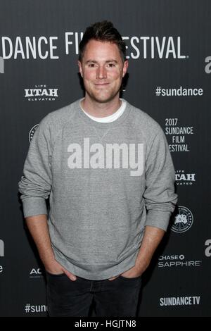 Park City, USA. 21. Januar 2017. Keegan DeWitt im Ankunftsbereich für 'The Hero' Premiere beim Sundance Film Festival 2017, The Library Theater, Park City. Bildnachweis: James Atoa/Everett Collection/Alamy Live-Nachrichten Stockfoto