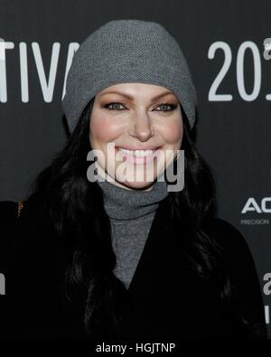 Park City, USA. 21. Januar 2017. Laura Prepon im Ankunftsbereich für 'The Hero' Premiere beim Sundance Film Festival 2017, The Library Theater, Park City. Bildnachweis: James Atoa/Everett Collection/Alamy Live-Nachrichten Stockfoto