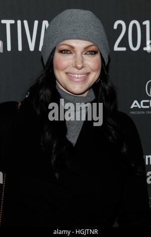 Park City, USA. 21. Januar 2017. Laura Prepon im Ankunftsbereich für 'The Hero' Premiere beim Sundance Film Festival 2017, The Library Theater, Park City. Bildnachweis: James Atoa/Everett Collection/Alamy Live-Nachrichten Stockfoto