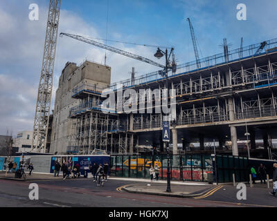 Bau der neuen Fußball-Tottenham Hotspur in London gemahlen Stockfoto