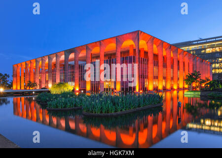 Itamaraty Palace, Ministerium für auswärtige Angelegenheiten, Brasilia Stockfoto