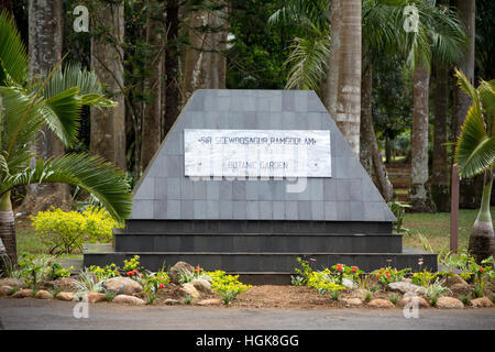 Sir Seewoosagur Ramgoolam Botanic Garden Pamplemousses, Mauritius Stockfoto