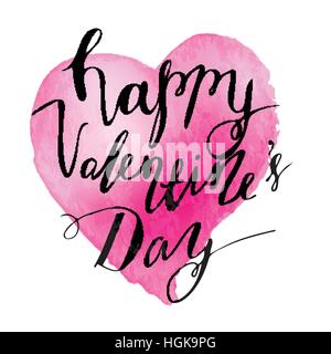 Happy Valentinstag-Grußkarte Stock Vektor