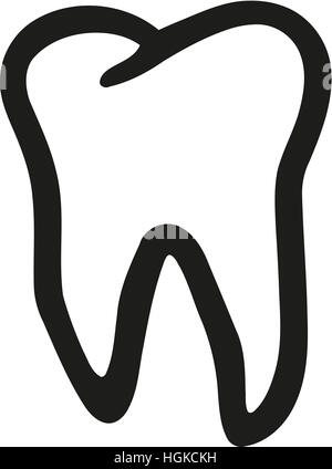 Zahn-Gliederung Stockfoto