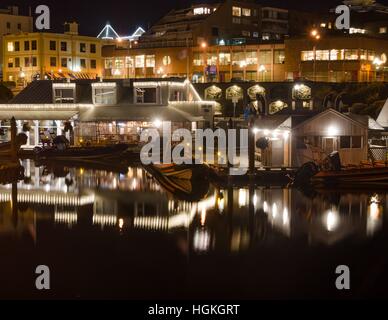 Der fliegende Otter Grill in den inner Harbour in Victoria, BC, Kanada. Stockfoto