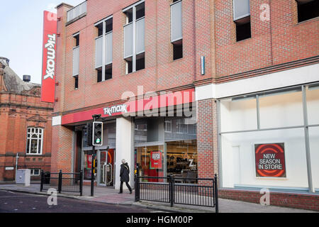 T-K-Maxx-Filiale in Darlington im Nordosten Englands Stockfoto