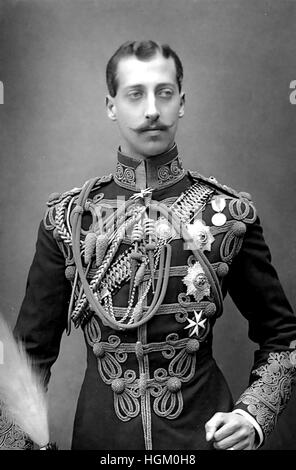 Prinz ALBERT VICTOR, Herzog von Clarence und Avondale (1864-1892) im Jahr 1891. Im folgenden Jahr starb an Influenza. Stockfoto