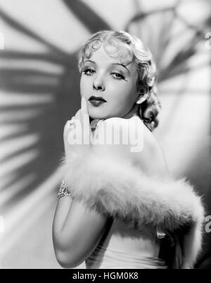 IDA LUPINO (1918-1995) anglo-amerikanischen Schauspielerin in der 1937 Filmkünstler und Modelle Stockfoto