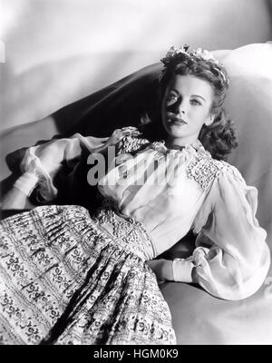 Anglo-amerikanischen Schauspielerin IDA LUPINO (1918-1995) um 1940 Stockfoto