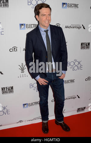 Ed Helms kommt bei der Premiere von Electric Entertainment "The Book Of Love" im pazifischen Theater im The Grove in Los Angeles, Kalifornien am 10. Januar 2017. Stockfoto