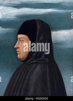 Francesco Bonsignore (ca.1455-1519), Porträt von Petrarch - Francesco Petrarca (1304-1374), n.d. Stockfoto