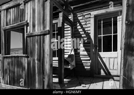 Ghostown Bodie in Kalifornien Stockfoto