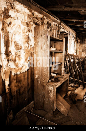 Ghostown Bodie in Kalifornien Stockfoto