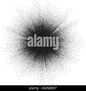 Gravur Tüpfelung platzen. EPS 10 Stock Vektor