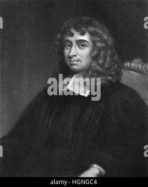 Isaac Barrow, 1630-1677, ein englischer christlicher Theologe und Mathematiker Stockfoto