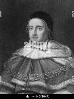 Sir Matthew Hale, 1609-1676, ein englischer Rechtsanwalt, Richter und Anwalt Stockfoto