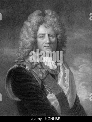 Sébastien Le Prestre de Vauban, Marquis de Vauban, 1633-1707, Marschall von Frankreich und Militäringenieur, Sébastien Le Prestre de Vauban, Marquis de Va Stockfoto