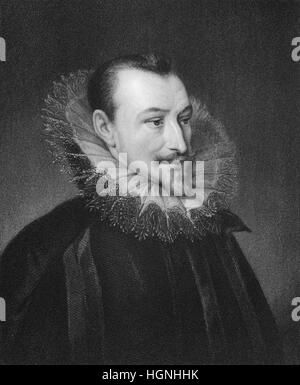 Edmund Spenser, ca. 1552-1599, ein englischer Dichter Stockfoto