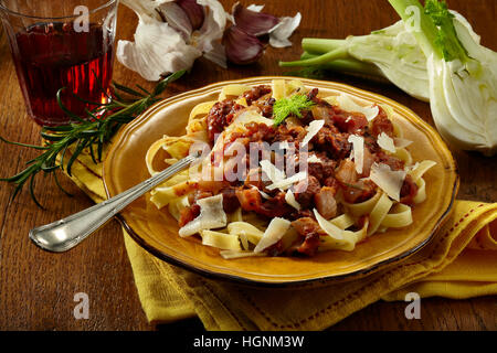 Wurst und Fenchel Ragout Stockfoto