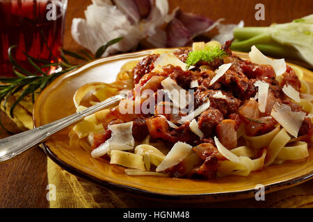 Wurst und Fenchel Ragout Stockfoto