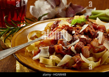 Wurst und Fenchel Ragout Stockfoto