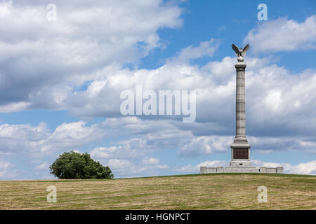 Antietam Battlefield, Maryland.  New York State Veteranen-Denkmal. Stockfoto