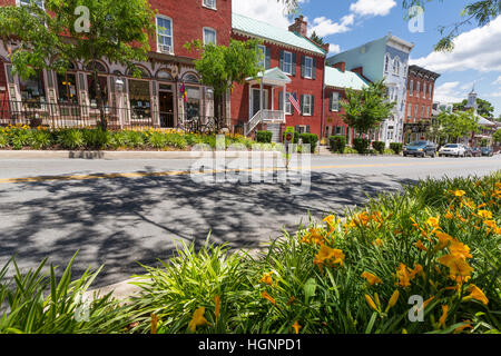 Shepherdstown, West Virginia.  Weststraße Deutsch. Stockfoto