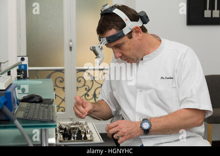 HNO-BERATUNG Stockfoto