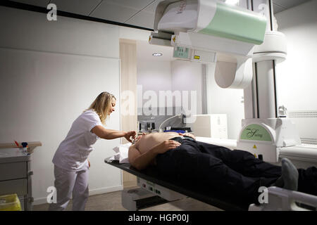 RADIOLOGIE ZENTRUM Stockfoto