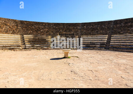 Antike römische Ruinen bei Salamis, Famagusta, Nordzypern. Stockfoto