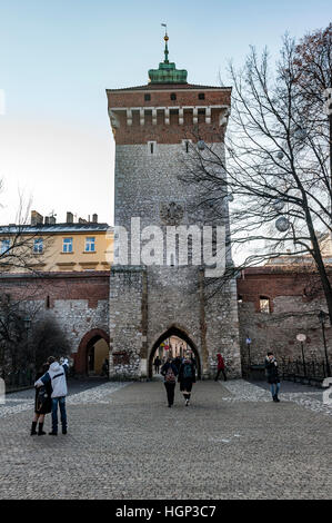 Krakau, St. Florians Tor Stockfoto