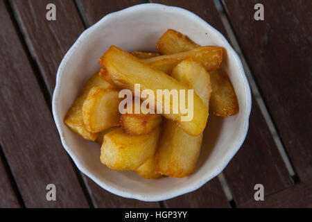 Dreifache verrußt Chips, die Astor Grill Stockfoto