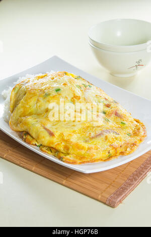 Gebratener Reis Stockfoto