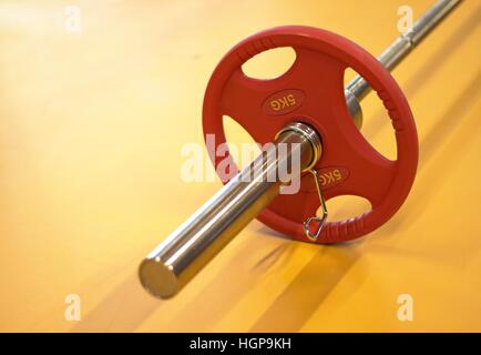 Turngeräten aus einem Turnverein auf den Färöer Inseln Stockfoto