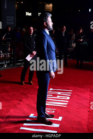 Ben Affleck besucht, die Leben von Nacht-Premiere am BFI Southbank, London. Stockfoto