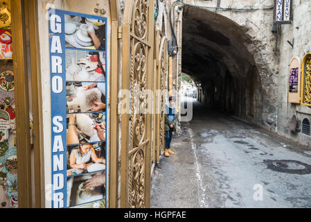 Flohmarkt, alte Stadt Jerusalem, Israel, Nahost Stockfoto