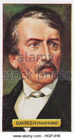 David Livingstone 1813 - 1873, Schottischer medizinischer Missionar und Entdecker des afrikanischen Kontinents Stockfoto