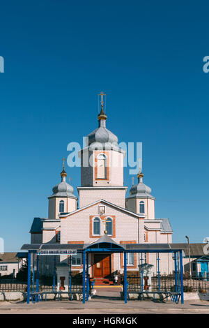 St. Nikolaus Kirche in Dobrush, Weißrussland. Stockfoto