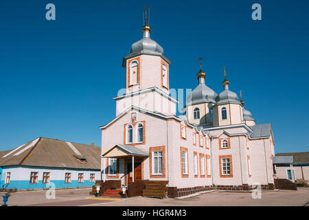 St. Nikolaus Kirche in Dobrush, Weißrussland. Stockfoto