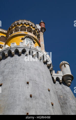 Pena Nationalpalast, Sintra, UNESCO World Heritage Site, Portugal Stockfoto